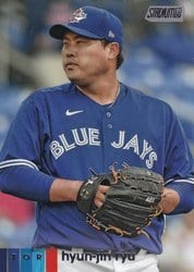 2020 Stadium Club Base Set Hyun-Jin Ryu #137 card