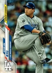 2020 Topps Base Set Hyun-Jin Ryu #86 card