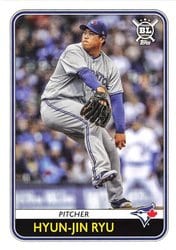 2020 Topps Big League Base Set Hyun-Jin Ryu #150 card