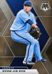 2021 Panini Mosaic Base Set Hyun-Jin Ryu #178 card