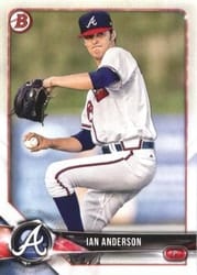 2018 Bowman Prospects Ian Anderson #BP83 card
