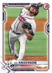 2021 Bowman Base Set Ian Anderson #27 card
