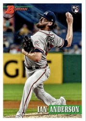 2021 Bowman Heritage Base Set Ian Anderson #75 card