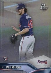 2021 Bowman Platinum Base Set Ian Anderson #3 card