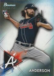 2021 Bowman Sterling Base Set Ian Anderson #BSR-54 card