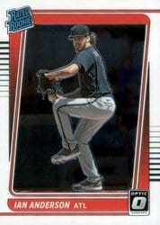 2021 Donruss Optic Base Set Ian Anderson #47 card