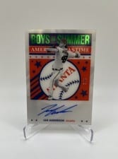 2021 Panini Chronicles America's Pastime Boys of Summer Autographs Ian Anderson #BOS-IA card