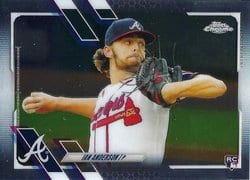 2021 Topps Chrome Base Set Ian Anderson #6 card