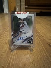 2021 Topps Chrome Rookie Autographs Ian Anderson #RA-IA card