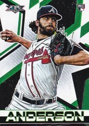 2021 Topps Fire Base Set Ian Anderson #84 card