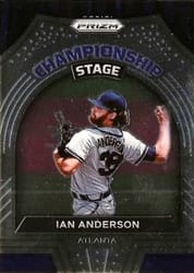 2022 Panini Prizm Championship Stage Ian Anderson #CS-4 card