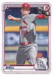 2020 Bowman Draft Base Set Ian Bedell #BD-100 card