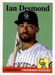 2019 Topps Archives Base Set Ian Desmond #42 card