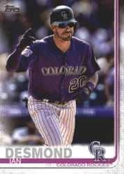 2019 Topps Base Set Ian Desmond #494 card