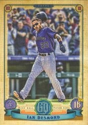 2019 Topps Gypsy Queen Base Set Ian Desmond #89 card