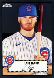 2021 Topps Chrome Platinum Anniversary Base Set Ian Happ #341 card