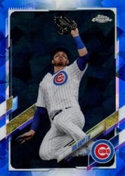 2021 Topps Chrome Sapphire Edition Base Set Ian Happ #110 card