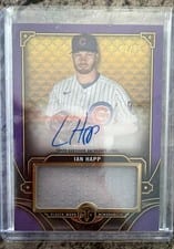 2022 Topps Triple Threads Autograph Single Jumbo Relics Ian Happ #ASJR-IH card