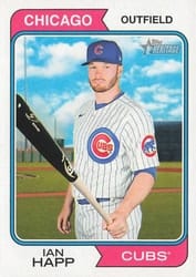 2023 Topps Heritage Base Set Ian Happ #38 card