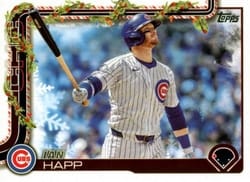 2025 Topps Holiday Base Set Ian Happ #H27 card
