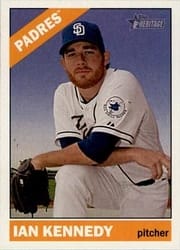 2015 Topps Heritage Base Set Ian Kennedy #7 card