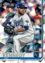 2019 Topps Chrome Sapphire Edition Base Set Ian Kennedy #108 card