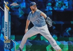 2020 Topps Chrome Sapphire Edition Base Set Ian Kennedy #95 card