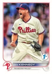 2022 Topps 1st Edition Base Set Ian Kennedy #102 card