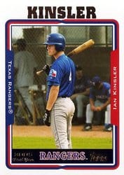 2005 Topps Base Set Ian Kinsler #302 card