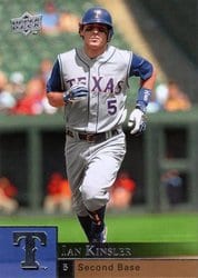 2009 Upper Deck Base Set Ian Kinsler #375 card