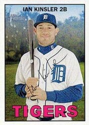 2016 Topps Heritage Base Set Ian Kinsler #454 card