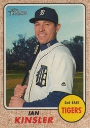 2017 Topps Heritage Base Set Ian Kinsler #452 card
