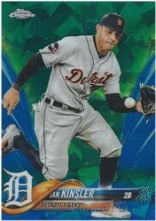 2018 Topps Chrome Sapphire Edition Base Set Ian Kinsler #330 card