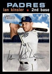 2020 Topps Heritage Base Set Ian Kinsler #210 card