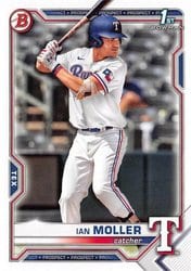 2021 Bowman Draft Base Set Ian Moller #BD-42 card