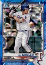 2021 Bowman Draft Sapphire Ian Moller #BDC-42 card