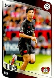 2025-26 Topps UEFA Club Competitions Base Set Ibrahim Maza #72 card