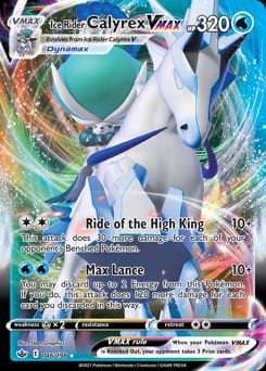 Chilling Reign Ice Rider Calyrex VMAX #46 card