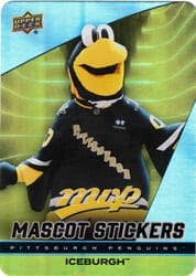2025-26 Upper Deck MVP Mascot Stickers Iceburgh #MS-20 card
