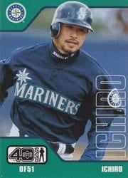 2002 Upper Deck 40-Man Base Set Ichiro #163 card