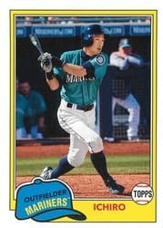 2018 Topps Archives Base Set Ichiro #231 card