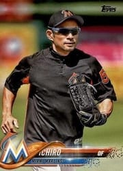2018 Topps Base Set Ichiro #157 card