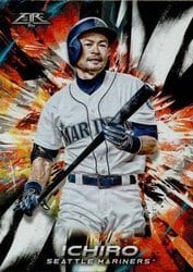 2018 Topps Fire Base Set Ichiro #129 card