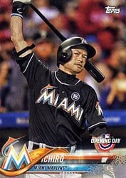 2018 Topps Opening Day Base Set Ichiro #61 card