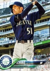 2018 Topps Update Base Set Ichiro #US100 card