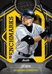2019 Panini Leather & Lumber Benchmarks Ichiro #B-17 card
