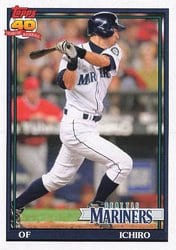 2021 Topps Archives Base Set Ichiro #187 card