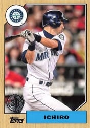 2022 Topps 1987 Topps Baseball (Series 1) Ichiro #T87-88 card