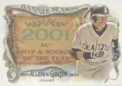 2022 Topps Allen & Ginter Banner Season Ichiro #BS-18 card