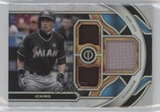 2023 Topps Tribute Triple Relics Ichiro #TR-I card